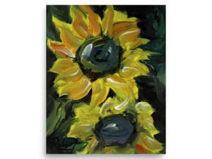 Sunflowers Over and Under by Robert MacDonald | MacDonald Gallery