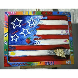 American Pie — Juan Mira’s Trompe-l’œil Tribute to Peter Max
