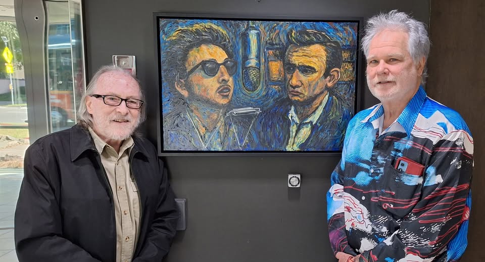 Robert MacDonald’s Two Wanted Men Now on Display at Columbia Studio A 2 Two Wanted Men in Lobby | MacDonald Gallery