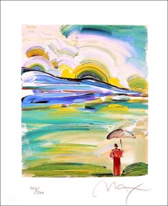 Peter Max’s Umbrella Man: Origins, Variations, and Collector Notes 3 Umbrella Man At Sunrise | MacDonald Gallery