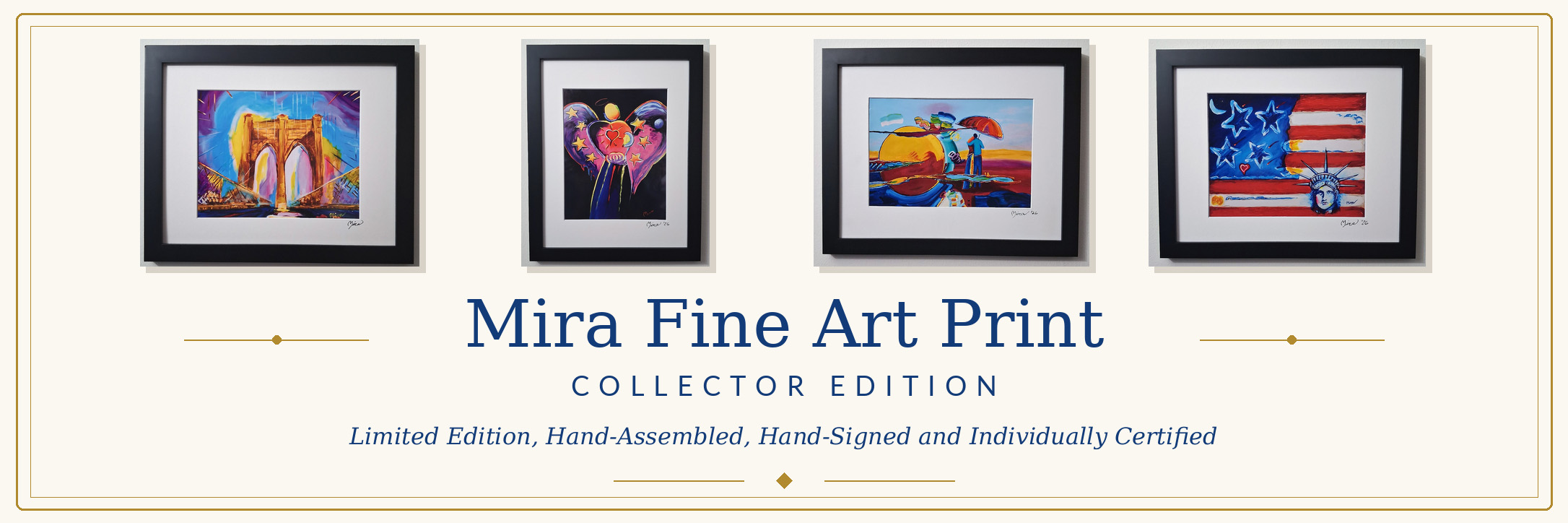 Abstract Flowers After Peter Max Print from Original Painting by Mira Signed COA 5 Mira Collector Prints